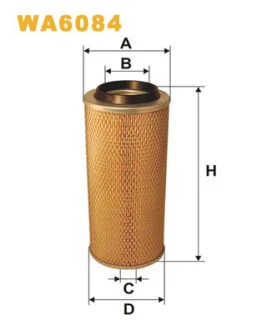 Фильтр воздушный VW LT 28-55/T3 75-92 (бочка) WIX FILTERS WA6084