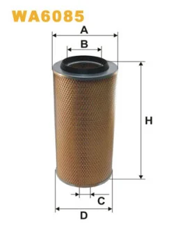 Фільтр повітряний VW LT 2.4D 82-96 WIX FILTERS WA6085