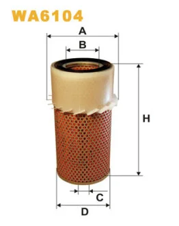 Фільтр повітряний WIX FILTERS WA6104