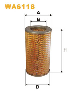 Фільтр повітряний WIX FILTERS WA6118