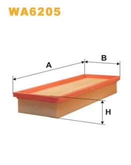 Фильтр воздуха WIX FILTERS WA6205