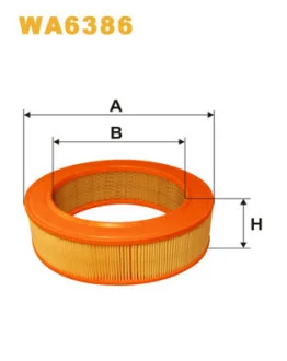 Фільтр повітряний DB S123 WIX FILTERS WA6386