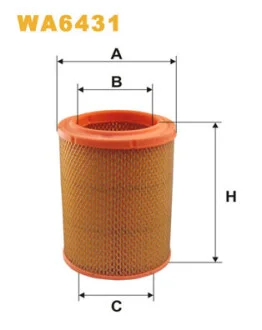 Фильтр воздушный DACIA 1.3 /AR252 (выр-во WIX-FILTERS) WIX FILTERS WA6431