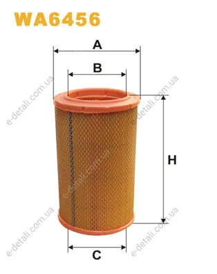 Фильтр воздушный WIX FILTERS WA6456 (фото 1)
