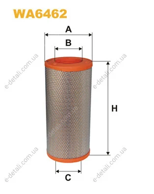 Фильтр воздушный Iveco Daily 2.3-3.0D 99-11 WIX FILTERS WA6462 (фото 1)