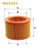 Фільтр повітряний Citroen Berlingo/Xsara/Peugeot 306/Partner 1.8D/1.9D 96-02 WIX FILTERS WA6483 (фото 1)
