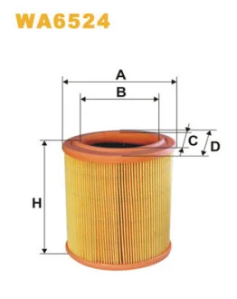 Фільтр повітряний Citroen Berlingo/Peugeot Partner 1.4i 96-02 WIX FILTERS WA6524