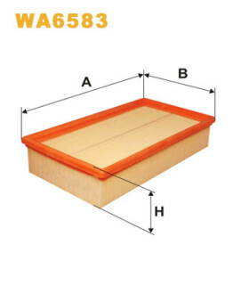 Фильтр воздушный WIX FILTERS WA6583