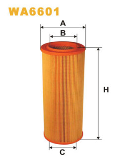 Фильтр воздушный SAAB 9000 AR366/ (выр-во WIX-FILTERS) WIX FILTERS WA6601