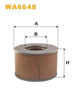Фильтр воздушный Toyota Land Cruiser 3.0 TDI/4.2 D 95-03 (бочка) WIX FILTERS WA6648