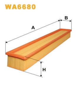 Фільтр повітря WIX FILTERS WA6680