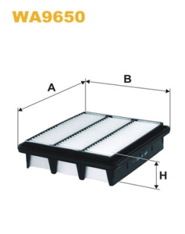 Фільтр повітряний WIX FILTERS WA9650