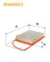 Фільтр повітряний Citroen Berlingo/C3-C5/Peugeot 2008-5008/Partner 1.6HDi 10-/Fiat Scudo 1.6JTD 07- WIX FILTERS WA9663 (фото 2)