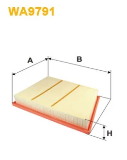 Фильтр воздушный BMW 2 (F45/F44/F46) 14-/X1 (F48) 1.5/2.0i 14- B38/B48 WIX FILTERS WA9791