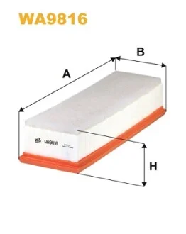 Фильтр воздушный BMW 5 (F10/F11)/X3 (F25)/X4 (F26)/X5 (F15) 2.0D B47 10-17 WIX FILTERS WA9816