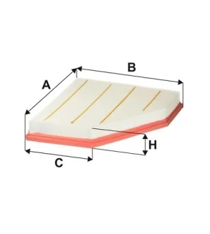 Фильтр воздушный BMW 1 (F20/F21)/2 (F22/F23)/3 (F30/F31/F34)/4 (F32/F33/F36) 2.0/3.0 B48/B58 16- WIX FILTERS WA9824