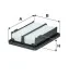 Фільтр повітряний Honda HR-V 1.5/Jazz 1.3/1.5 i-VTEC 15- WIX FILTERS WA9838 (фото 1)