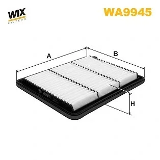 Фільтр повітряний HYUNDAI I10 1.0-1.2 20- (вир-во WIX-FILTERS) WIX FILTERS WA9945