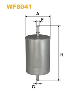 Фільтр паливний VW T5 2.0-3.2i 03-15/Golf 1.4-3.2i 97-06/Skoda Octavia 1.4-2.0i 96-10 WIX FILTERS WF8041