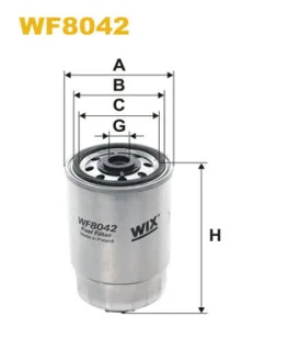 Фильтр топливный Fiat/Iveco 2.5D/2.8D/TD WIX FILTERS WF8042