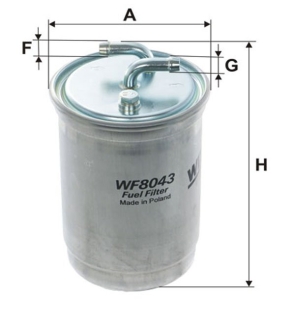 Фильтр топливный Honda ACCORD VI (CH, CK, CG) (99-02) WIX WIX FILTERS WF8043
