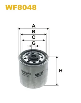 Фільтр паливний MB OM601-602 WIX FILTERS WF8048