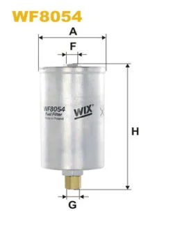 Фільтр паливний Audi 100/200/80/90/A6/VW Golf II 1.6-4.2 80-99 WIX FILTERS WF8054