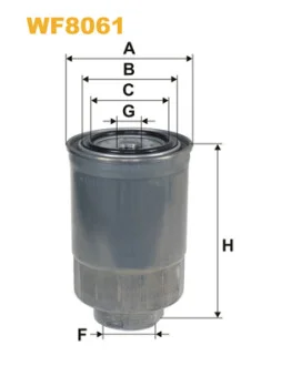 Фільтр паливний Toyota Land Cruiser 2.4-4.2 TD/D 89- WIX FILTERS WF8061