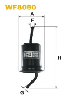 Фільтр паливний Mazda 323 -01 WIX FILTERS WF8080