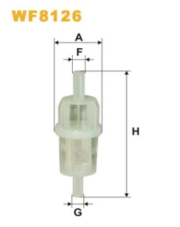 Фильтр топливный MB 190 (W201)/MB (W631) 2.0-2.5D (OM601/OM602/OM616) 83-96 WIX FILTERS WF8126
