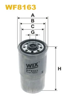 Фільтр паливний BMW 3 (E36)/5 (E34) -98 WIX FILTERS WF8163