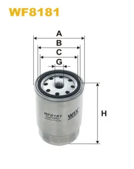 Фильтр топливный Fiat/Iveco 2.5D/2.8D/TD WIX FILTERS WF8181