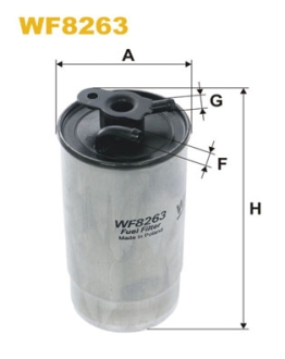 Фільтр паливний WIX FILTERS WF8263 (фото 1)