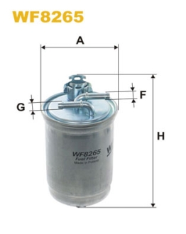Фильтр топливный WIX FILTERS WF8265 (фото 1)