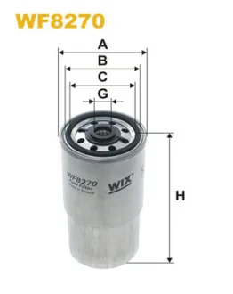 Фільтр паливний BMW 3 (E36)/5 (E34/E39)/7 (E38) 2.5D M41/M51 91-04 WIX FILTERS WF8270