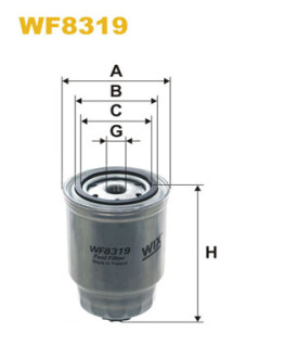 Фільтр паливний WIX FILTERS WF8319