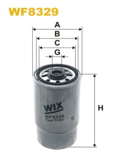 Фільтр паливний Fiat Ducato 2.0 JTD/2.8JTD 01-/Peugeot Boxer/Citroen Jumper 2.8HDI 01- WIX FILTERS WF8329