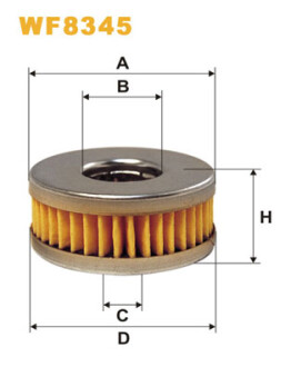 Фільтр паливний WIX FILTERS WF8345