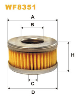 Фільтр паливний LPG WIX FILTERS WF8351