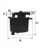 Фильтр топливный Citroen C5/C6/Ford Mondeo 2.2 TDCI/HDi 06- WIX FILTERS WF8397 (фото 1)