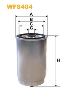 Фильтр топливный Hyundai Accent 1.5TDi 05-12/Santa Fe 2.0/2.2 Kia Sorento 2.0/2.2CRDi 09-15 WIX FILTERS WF8404