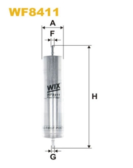Фильтр топливный (выр-во WIX-FILTERS) WIX FILTERS WF8411