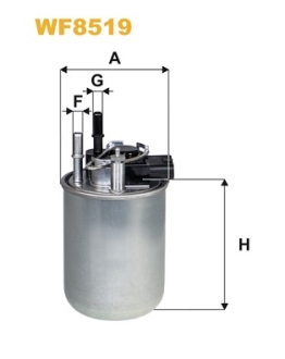 Фільтр паливний WIX FILTERS WF8519