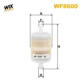 Фільтр повітряний, компресор - підсмоктування повітря (WIX-FILTERS) WIX FILTERS WF8600