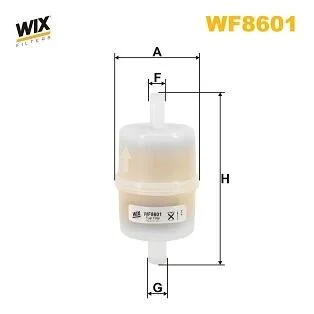 Фільтр повітряний, компресор - підсмоктування повітря (вир-во WIX-FILTERS) WIX FILTERS WF8601
