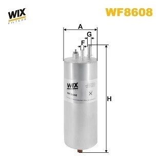 Фільтр паливний VW T6 2.0 TDI 19- (WIX-FILTERS) WIX FILTERS WF8608