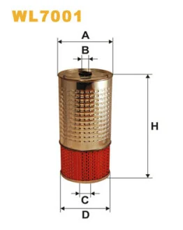 Фильтр масляный MB OM616-617 WIX FILTERS WL7001