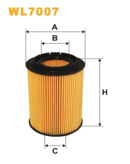 Фільтр масляний Aud A8 3.7/4.2 98-02/VW T4/T5 2.8/3.2 VR6 95-09 WIX FILTERS WL7007