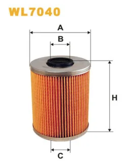 Фільтр масляний BMW 3 (E36/E46)/5 (E34) 2.0/2.5i/2.8i M50/M52 90-99 WIX FILTERS WL7040