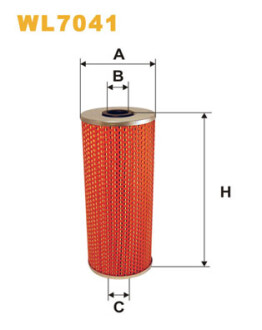 Фильтр масляный двигателя BMW E34 OM522/1/ (выр-во WIX-FILTERS) WIX FILTERS WL7041